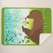 春 シェルパブランケット (正面(横))