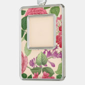 春 シルバープレートフレームオーナメント (左)