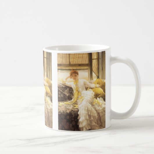 春(シーサイド)バイJames Tissot、ヴィンテージポートレート コーヒーマグカップ (右)