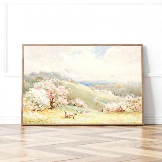 春、ジョセフ・ルーベンス・パウエル ポスター