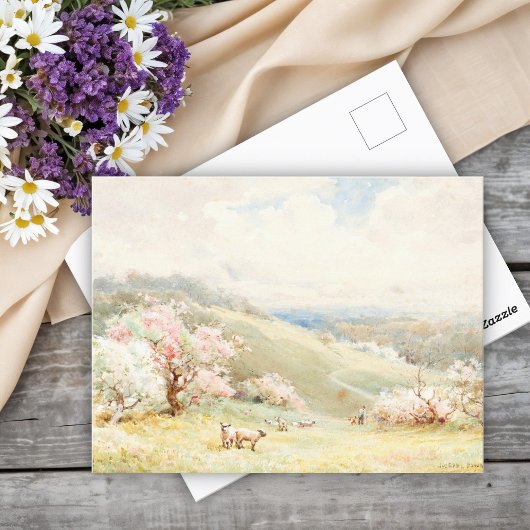 春、ジョセフ・ルーベンス・パウエル ポストカード