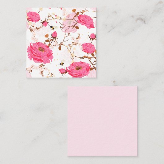 春 スクエア名刺 (正面/裏面)