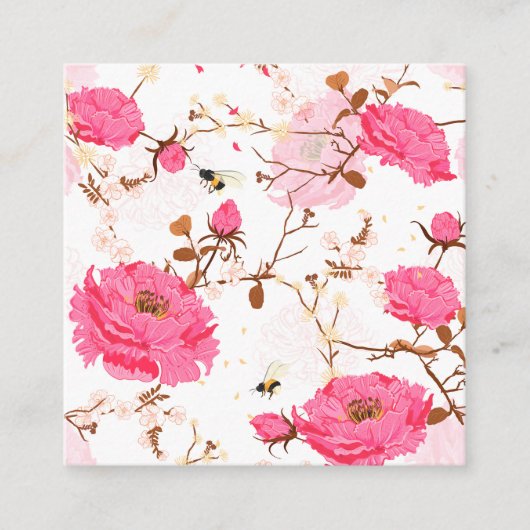 春 スクエア名刺 (正面)