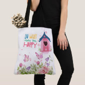 春、スタイル トートバッグ (クローズアップ)