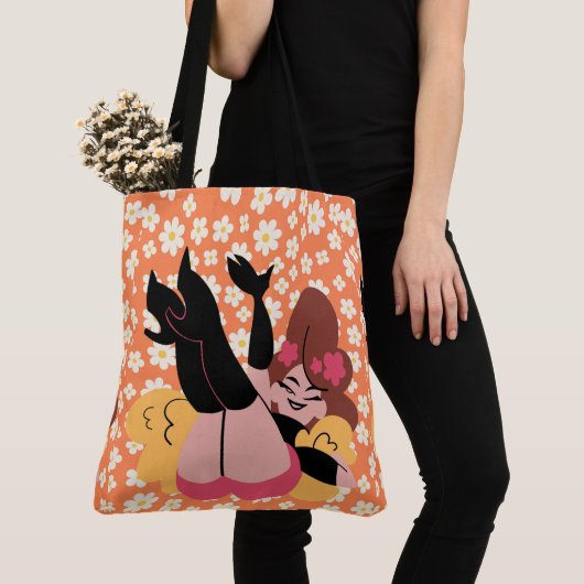 春、スタイル トートバッグ (クローズアップ)