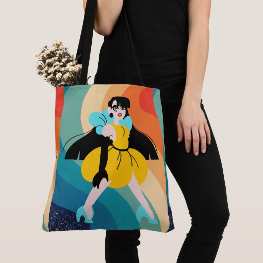 春、スタイル トートバッグ (クローズアップ)