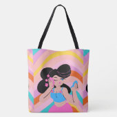 春、スタイル トートバッグ (裏面)