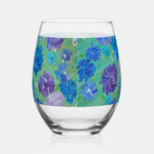 春 ステムなしワイングラス (左)