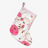 春 スモールクリスマスストッキング (正面 (吊り時))