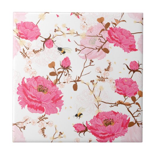 春 タイル (正面)