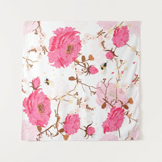 春 タペストリー (正面(横))