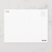 春.デジタルアート。 ポストカード (裏面)