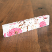 春 デスクネームプレート (側面)