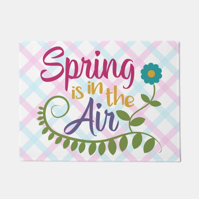 春 ドアマット (正面)