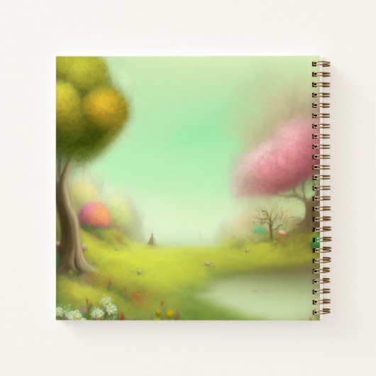 春 ノートブック (裏面)