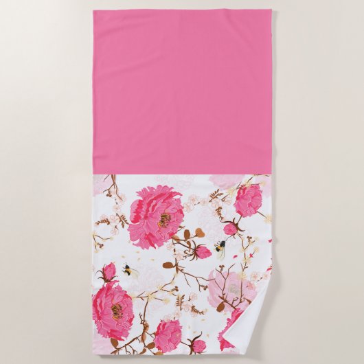 春 ビーチタオル (正面)