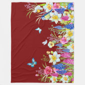 春 フリースブランケット (正面)