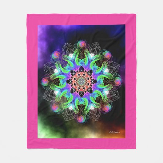 春 フリースブランケット (正面)