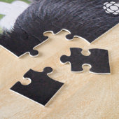 春 – ブラックベア ジグソーパズル (側面)