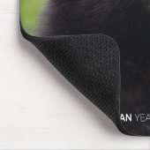 春 – ブラックベア マウスパッド (コーナー)