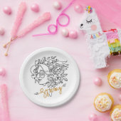 春 ペーパープレート (パーティー)