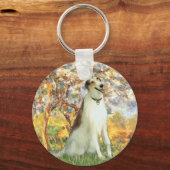 春 – ボルゾイ キーホルダー (正面)