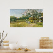 春 ポスター (キッチン)