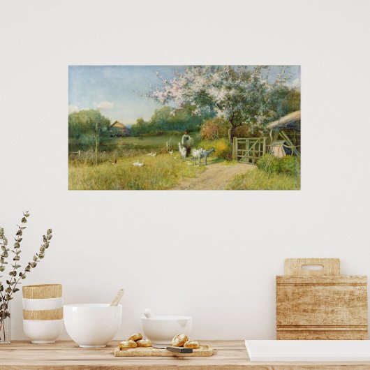 春 ポスター (キッチン)