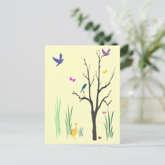 春 ポストカード (スタンド正面)