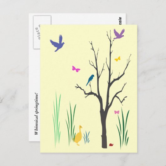 春 ポストカード (正面/裏面)