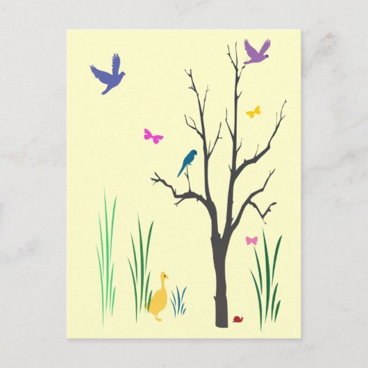 春 ポストカード (正面)