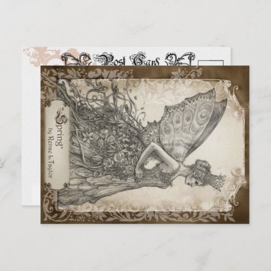 春 ポストカード (正面/裏面)