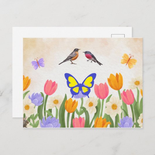 春 ポストカード (正面/裏面)