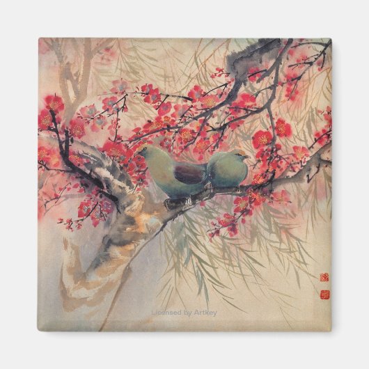 春 マグネット (正面)