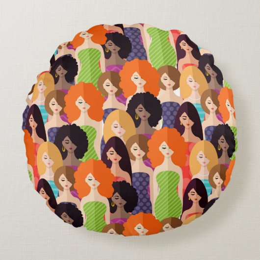 春 ラウンドクッション (正面)