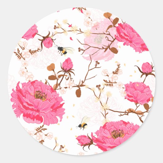 春 ラウンドシール (正面)