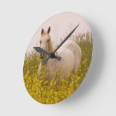 春 ラウンド壁時計 (傾斜)