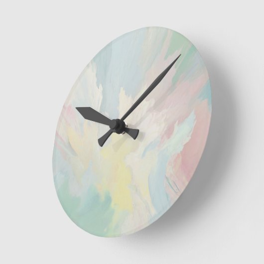 春 ラウンド壁時計 (傾斜)