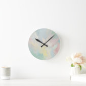 春 ラウンド壁時計 (ホーム)