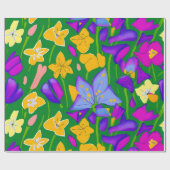 春 ラッピングペーパー (フラット)