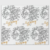 春 ラッピングペーパー (フラット)