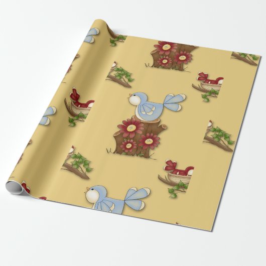 春 ラッピングペーパー (アンロールド)