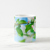 春(リンゴの花) コーヒーマグカップ (中央)