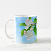 春(リンゴの花) コーヒーマグカップ (左)