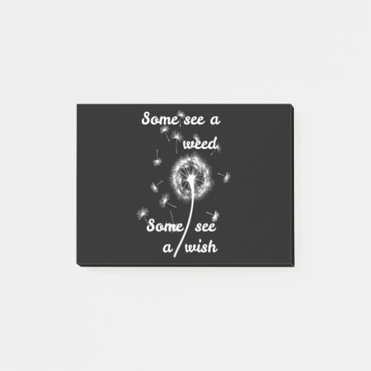 春/一部の雑草を参照していくつかの願いを参照 ポストイット (正面)