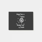 春/一部の雑草を参照していくつかの願いを参照 ポストイット (正面)