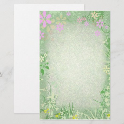 春 便箋 (正面/裏面)