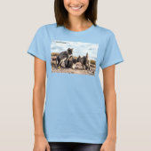 春 – 北極キツネ女子 Tシャツ (正面)