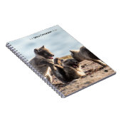 春-北極キツネ ノートブック (右側)