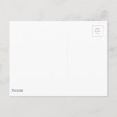 春 – 北極キツネ ポストカード (裏面)